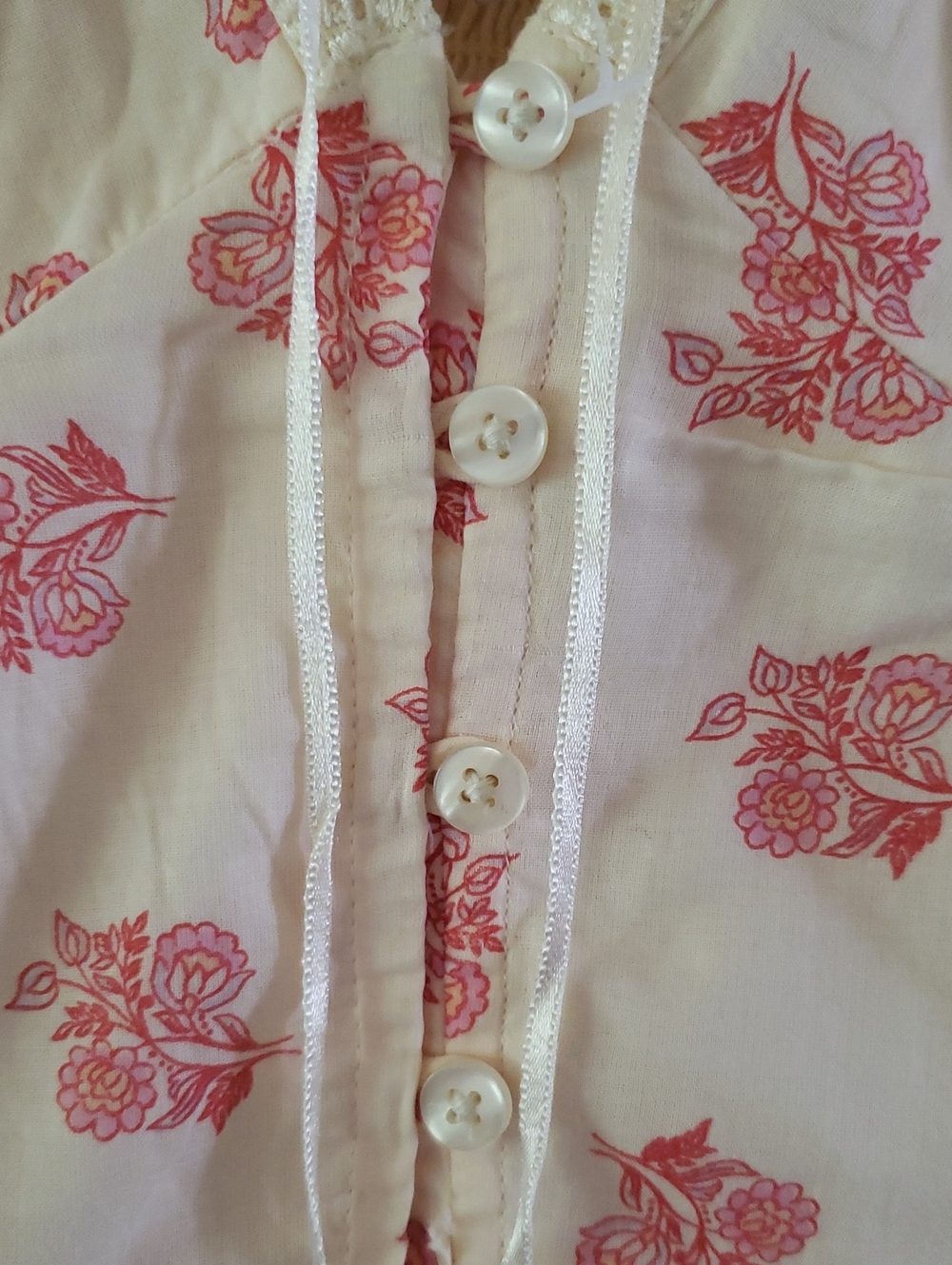 Patrons Of Peace NWT Bohemian Cotton Mini Tiered Dress - M - Picture 4 of 15